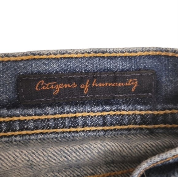 Citizens of Humanity Ingrid #002 Stretch Low Waist Flare Size 28 Blue Jeans - Picture 3 of 13